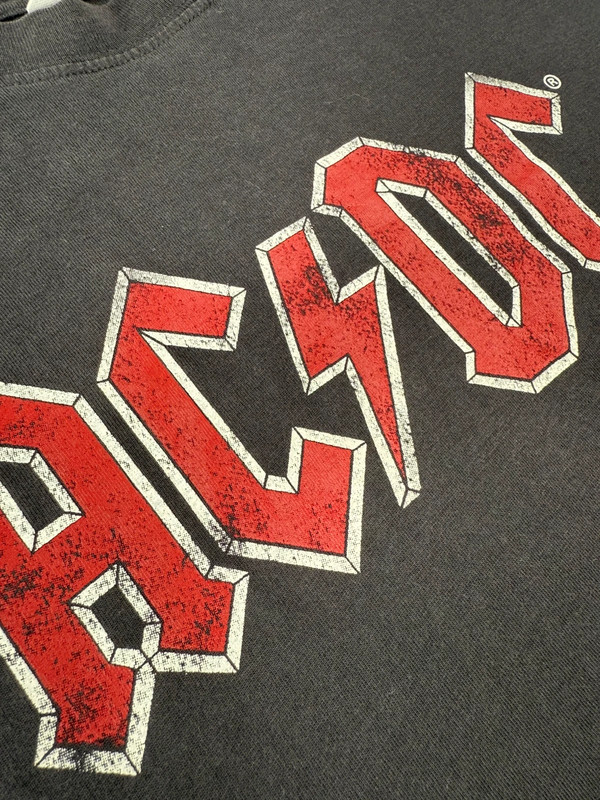 T-shirt AC/DC Back in Black World Tour 1980/81 - H&M - Taille S