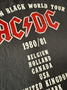 T-shirt AC/DC Back in Black World Tour 1980/81 - H&M - Taille S