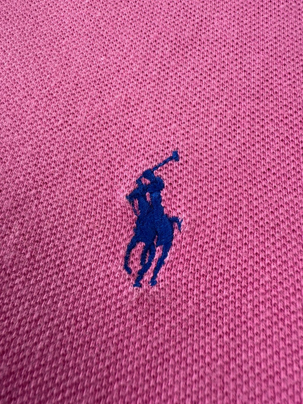 Polo Ralph Lauren rose homme XL – 100% coton